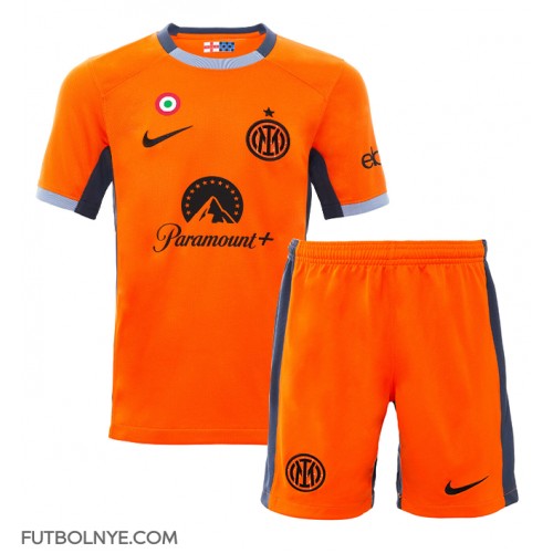 Camiseta Inter Milan Tercera Equipación para niños 2023-24 manga corta (+ pantalones cortos)